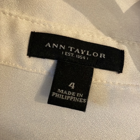 Ann Taylor Colorful Button Down Blouse - Size 4 - Picture 9 of 11